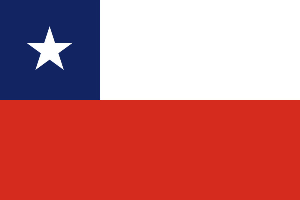 Spanish Speaking Countries Flags: Chile Flag