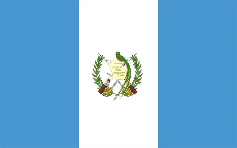 Spanish Speaking Countries Flags: Guatemala Flag