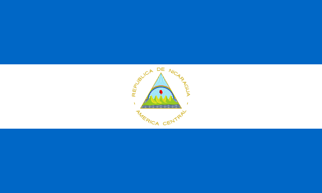 Spanish Speaking Countries Flags: Nicaragua Flag