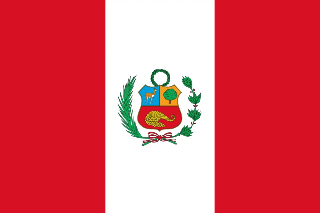 Spanish Speaking Countries Flags: Peru Flag