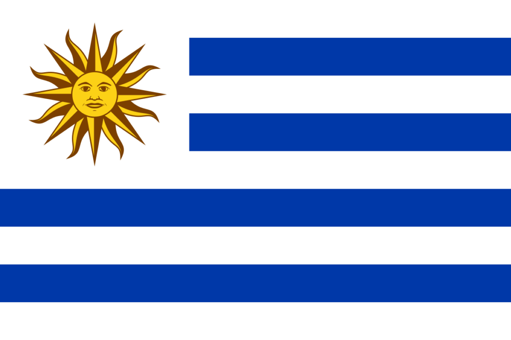 Spanish Speaking Countries Flags: Uruguay Flag